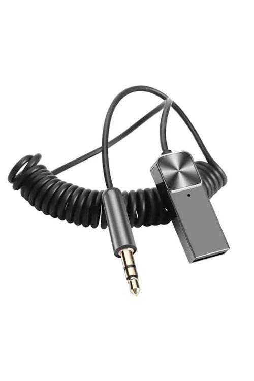 Mt06 Mikrofonlu Araç Bluetooth 5.1 Kiti Herhangi Bir Kulaklık Aux Çıkışını Kablosuz Bağlantı Yapar
