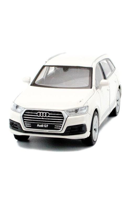 Tr-03 Diecast Metal Audi Q7 Jeep Çek Bırak 12 Cm Beyaz