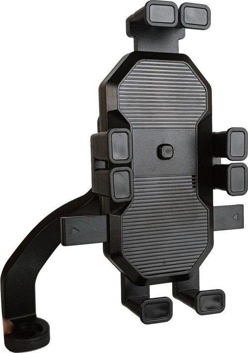 Mt29 Motor Motosiklet Telefon Tutucu Tek El Kullanım Gopro Bağlantılı Damperli Şok Emici Özellikli