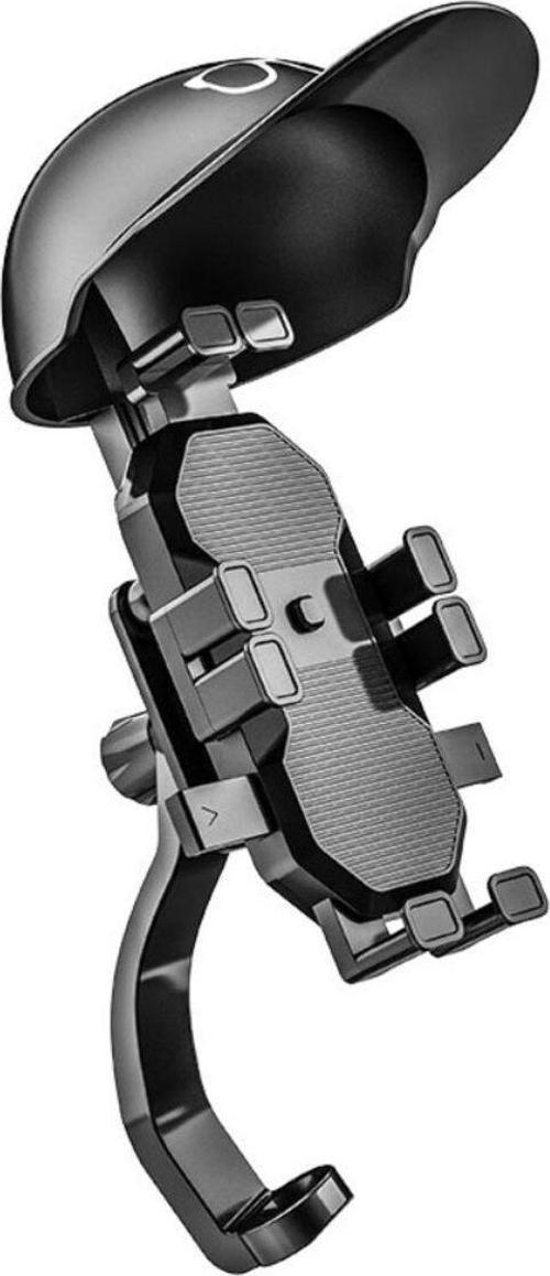 Mt30 Motor Motosiklet Telefon Ayna Tutucu Yağmur Güneş Koruyucu Gopro Bağlantılı Damperli Şok Emici