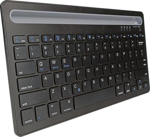 Tr-62 Ağır Sağlam Ultra İnce Taşınabilir Kablosuz 2 Kanal Bluetooth İngilizce Q Klavye Standlı