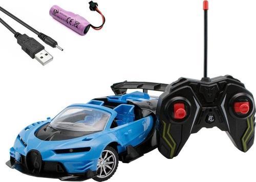Ap-96 Şarjlı Uzaktan Kumandalı Üstü Açık Bugatti Araba Farı Işıklı 25 Cm