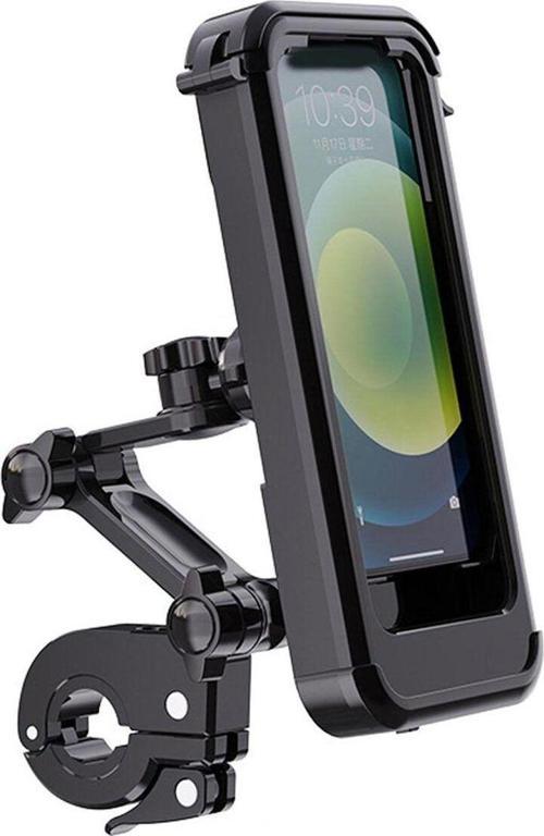 Nr15 Motosiklet Bisiklet Telefon Tutucu Waterproof Su Geçirmez Gidon Montajlı Dokunmatik Ekranlı