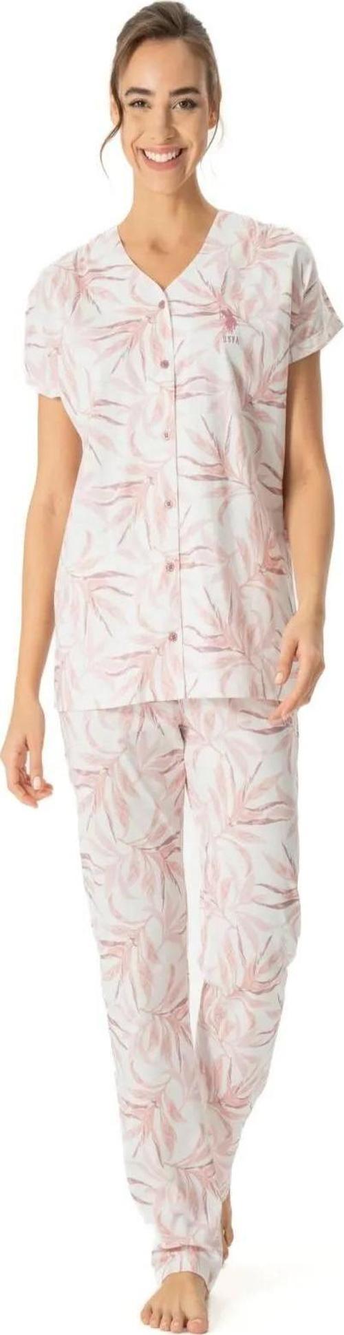 Kadın Boydan Patlı Kısa Kollu Pijama Takımı