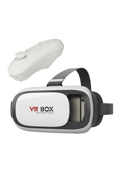 Gn-48 Vr-Box 3D Sanal Gerçeklik Gözlüğü Akıllı Gözlük Kumandalı Joystick