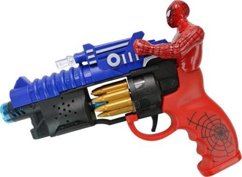 Spiderman Oyuncak Akrep Silah Taramalı Tabanca 23 Cm