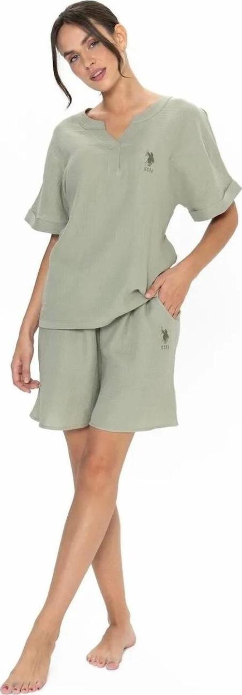 Kadın %100 Pamuk Yazlık Kısa Kollu Pijama Şort Takım