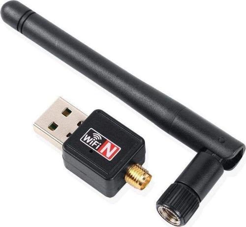 Nr58 2.4Ghz Usb Wifi Kablosuz Ağ Adaptörü Wireless 5Dbi Anten Gücü
