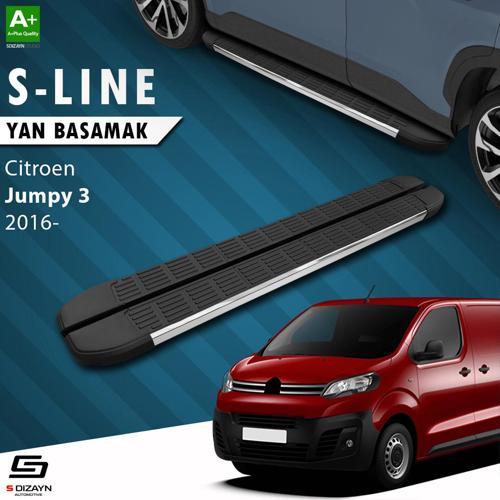 Citroen Jumpy 3 Uzun Şase S-Line Krom Yan Basamak 243 Cm 2016 Üzeri A+ Kalite