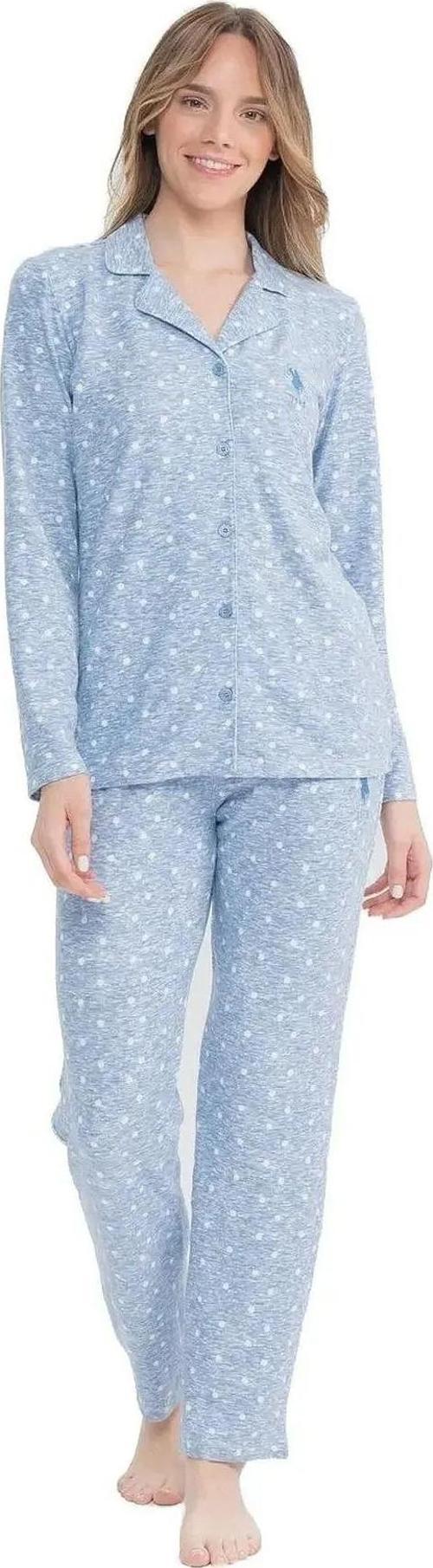 Kadın Boydan Patlı Uzun Kollu Pijama Takımı