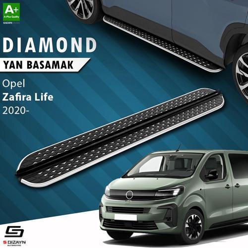 Opel Zafira Life Kısa Şase Diamond Krom Yan Basamak 213 Cm 2020 Üzeri A+ Kalite