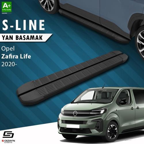 Opel Zafira Life Kısa Şase S-Line Siyah Yan Basamak 213 Cm 2020 Üzeri A+ Kalite