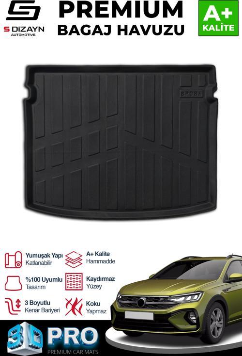 VW Taigo 3D Pro Bagaj Havuzu 2020 Üzeri A+ Kalite