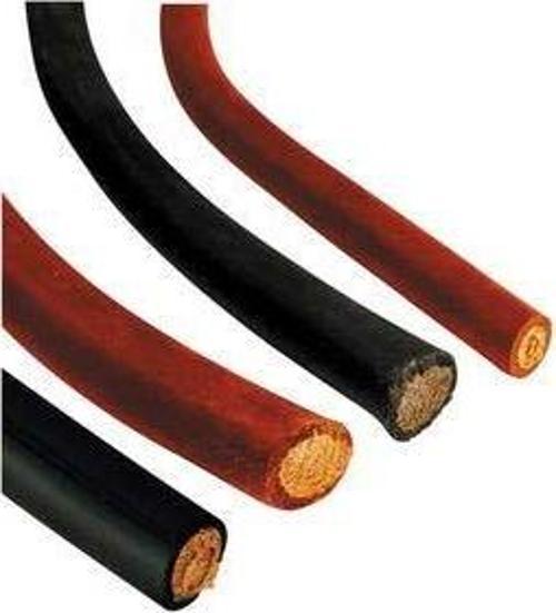 Akü kablosu. Antistatik kılıflı, bakır. Kırmızı Maks 100A Dış 9,5mm