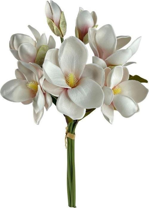 Yapay Çiçek Manolya Letex Eva Magnolia 33cm Pudra Pembe