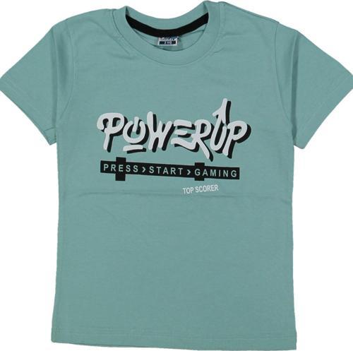 Erkek Çocuk Poverup Baskılı Tişört BGL-ST04458