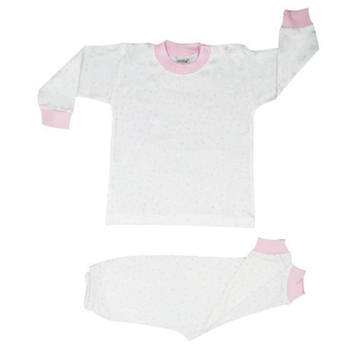 Bebek Pijama Takımı 2406 Krem - Pembe 1 Yaş