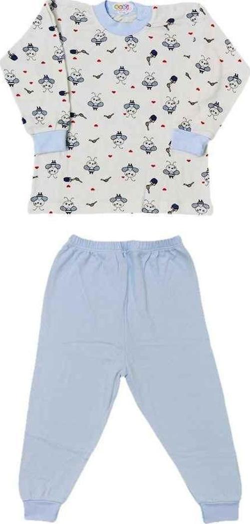 Bebek Pijama Takımı 2405 Mavi 2 Yaş