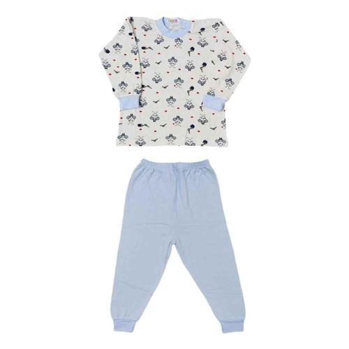 Bebek Pijama Takımı 2405 Mavi 1 Yaş