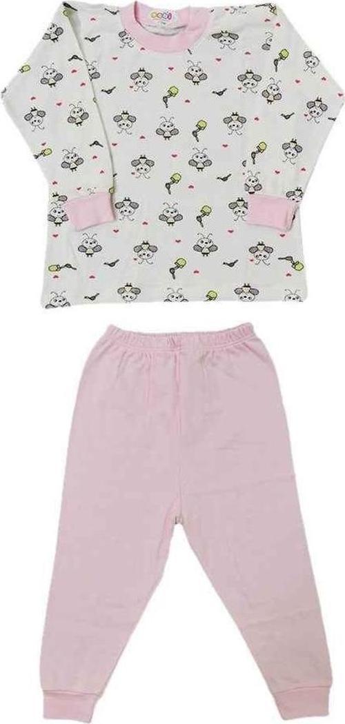 Bebek Pijama Takımı 2405 Pembe 2 Yaş