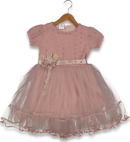 Kız Çocuk Brodeli Tül Elbise BGL-ST04441