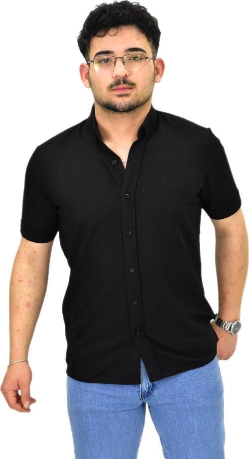 Erkek Büyük Beden Gömlek Yaka Düğmeli Tişört BGL-ST04525