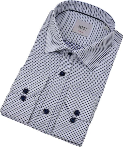 Erkek Puantiyeli Slim Fitt Uzun Kol Gömlek 2380 BGL-ST04375