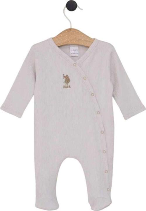 U.S. Polo Assn Bebek Tulumu USB2078 Kum 3-6 Ay