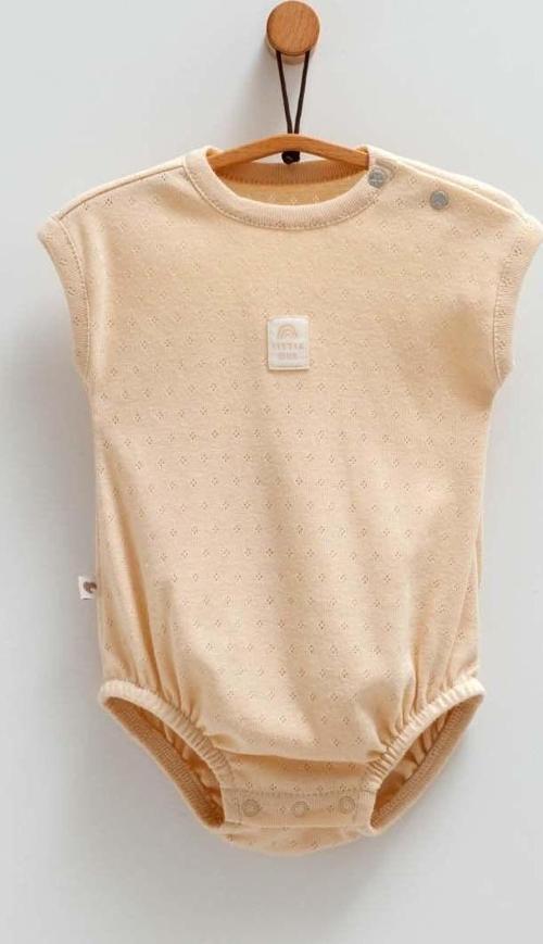 Bebek Body BE1713 Bej 0-3 Ay