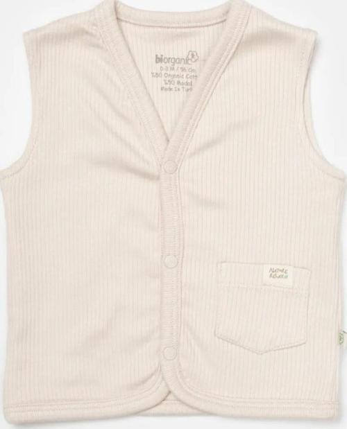 Modal Nature Bebek Yelek 61501 Bej 9-12 Ay