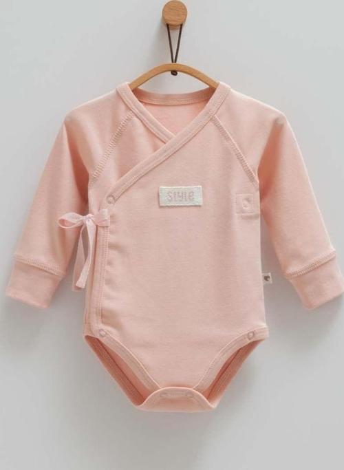 Bebek Body BU1774 Pembe 3-6 Ay