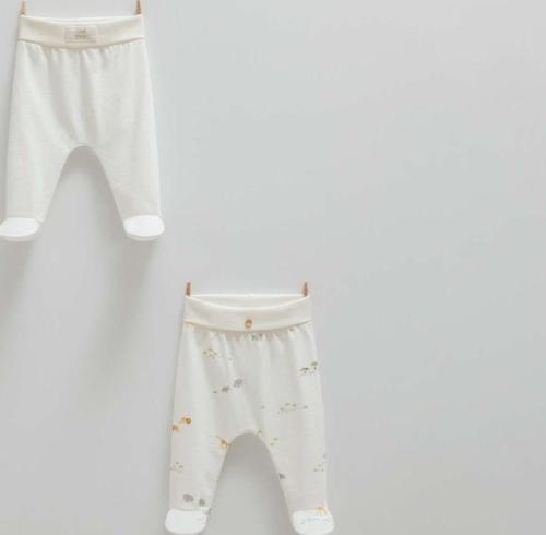 Bebek Pantolonu APE1368 Ekru 3-6 Ay