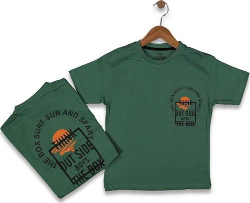 Erkek Çocuk The Box Surf Baskılı Tişört BGL-ST04459