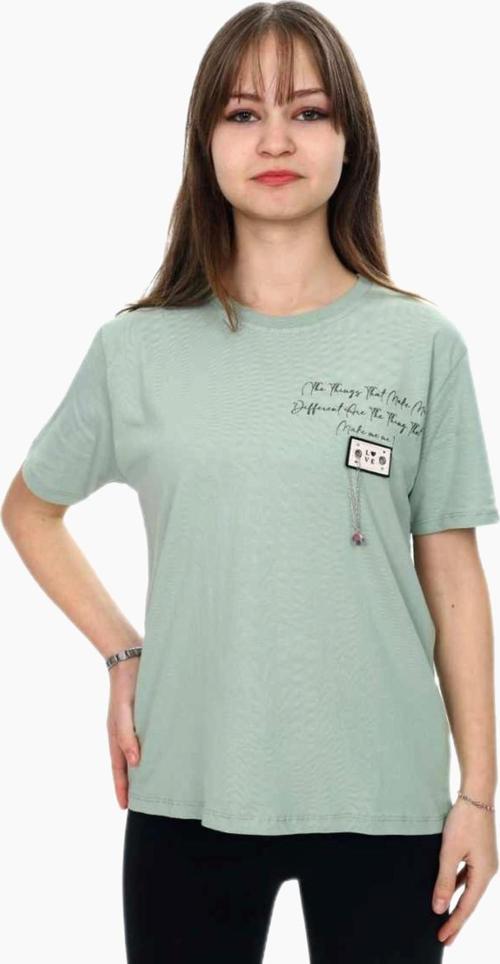 Kız Çocuk Love Zincir Armalı Tişört  BGL-ST04447