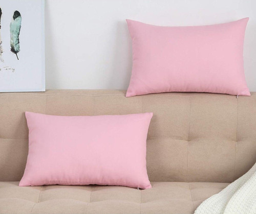 Düz Pamuklu 2'Li Yastık Kılıfı 50X70 Pudra