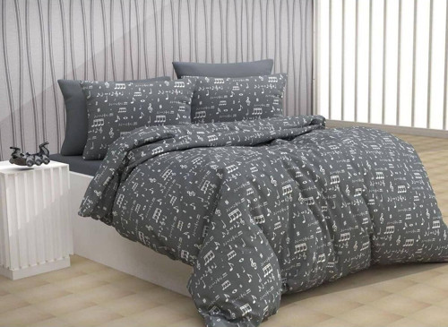 Çarşafı Lastikli Çift Kişilik Nevresim Takımı 4 Yastıklı