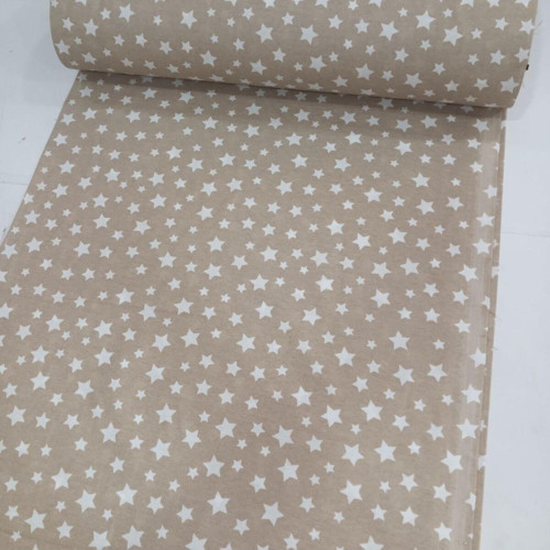 Nevresimlik, Çarşaflık, Örtülük Sütlü Yıldız Kumaş