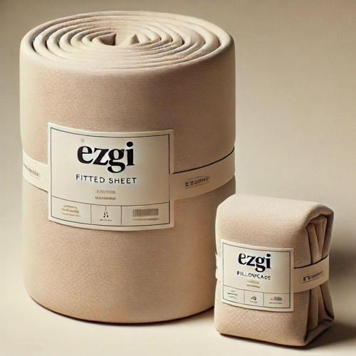 Çift Kişilik Bej Ranforce Dokuma Lastikli Çarşaf Ve Yastık Kılıfı 160X200+30'Ar Cm Köşe Yüksekliği