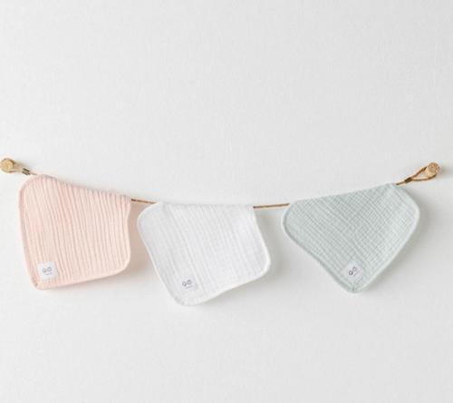 Washcloths 3'lü Bebek Ağız Mendili AC25515 Çok Renkli