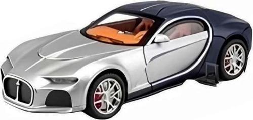 1-24 Model Metal Bugatti Araba CZ154B Lacivert - Gri