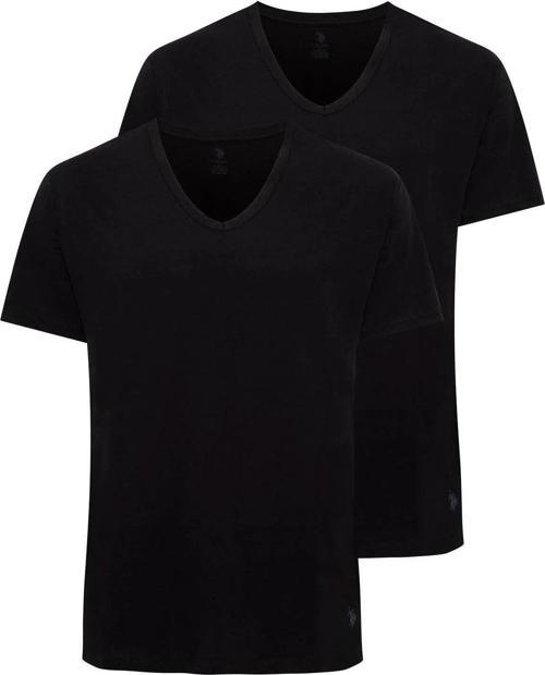 Erkek Büyük Beden V Yaka 2'li Atlet