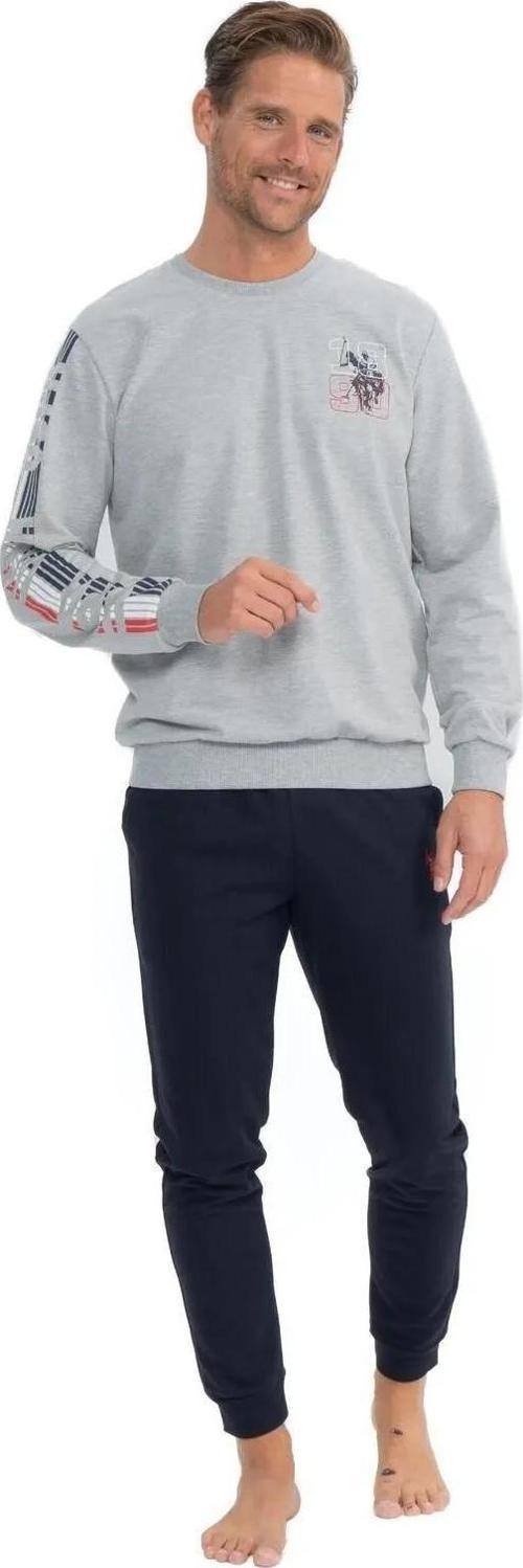 Erkek Uzun Kollu Baskılı Pijama Takımı