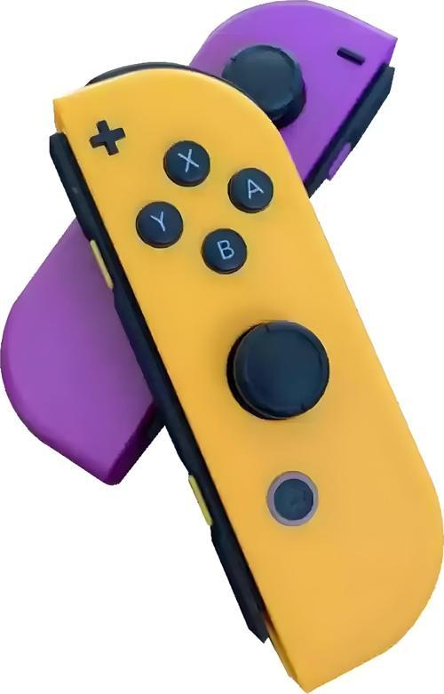 Switch Joy-con Controller Mor Turuncu Switch Uyumlu Joycon ( Switch / Switch Oled Uyumlu )