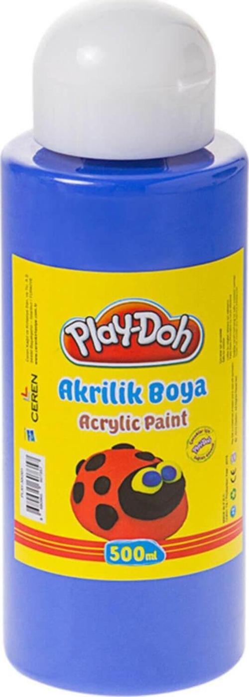 Play Doh Akrilik Boya 500ml Mavi AK001