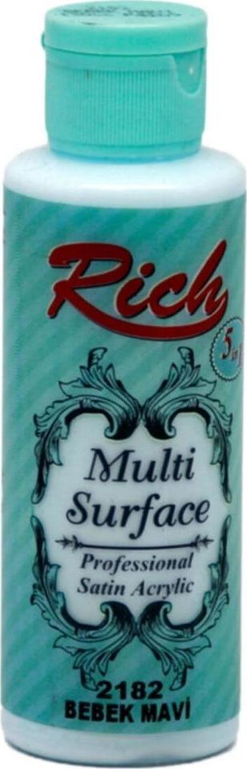 Multi Surface Akrilik Boya 120cc /130cc 2182 Bebek Mavi