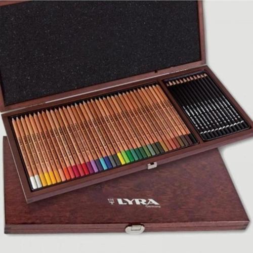 Rembrandt 50 Parça Polycolor & Art Design Ahşap Kutu Sketch Set