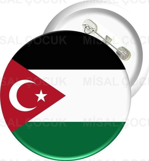 Rozet 21 - Türk Ve Filistin Bayrağı