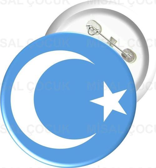 Rozet 29 - Doğu Türkistan Bayrağı