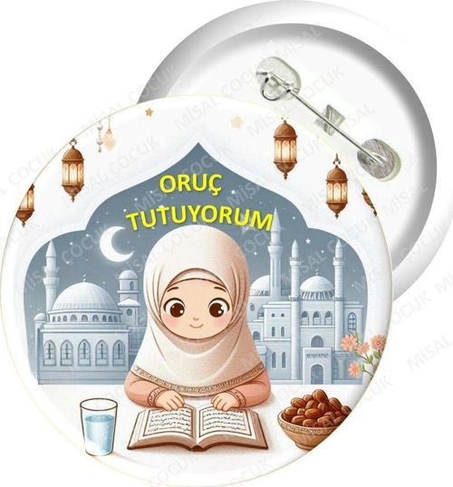 Rozet 37 - Oruç Tutuyorum (Kız)