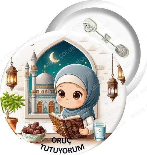 Rozet 38 - Oruç Tutuyorum (Kız)